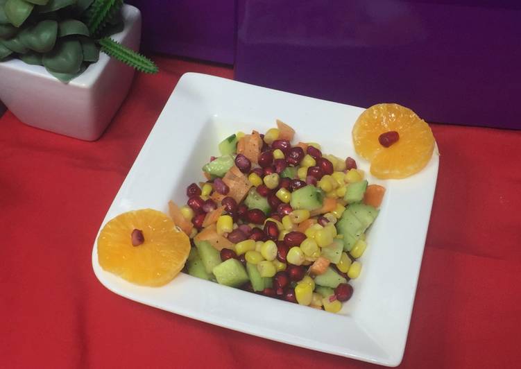 Pomegranate and Corn Salad