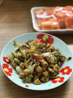 Foto resep Cah sawi putih buncis tahu