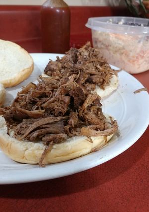 A picture of Best Pulled Pork in Slow Cooker.