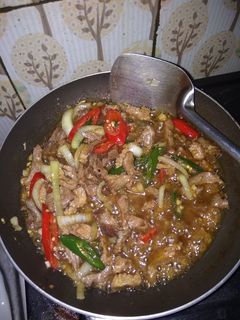 Foto resep Daging sapi saus tiram
