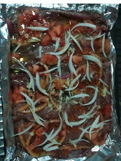 Una foto de "Jurel fresco al horno"😋