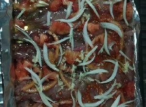 Una foto de "Jurel fresco al horno"😋