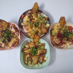 A picture of Palak Patta Chaat.