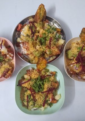 A picture of Palak Patta Chaat.