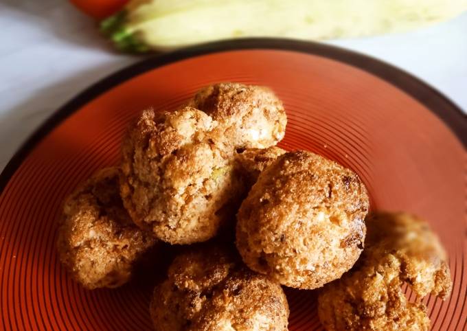 Polpette di zucchina e ceci