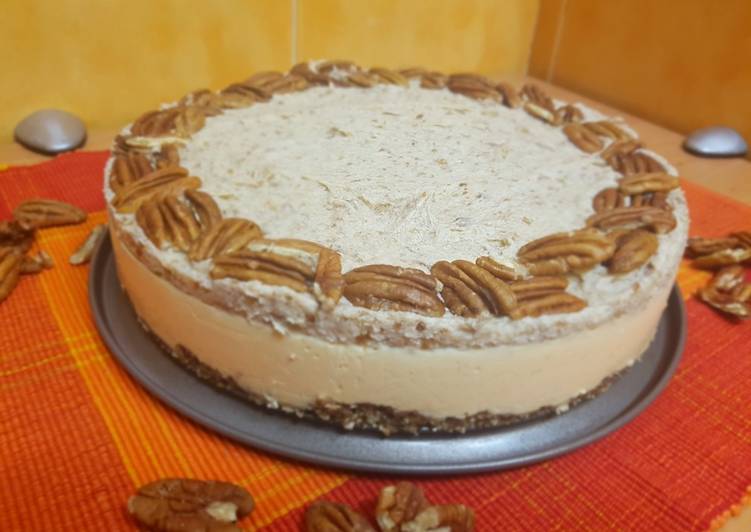 Cheesecake de calabaza y nueces pecanas