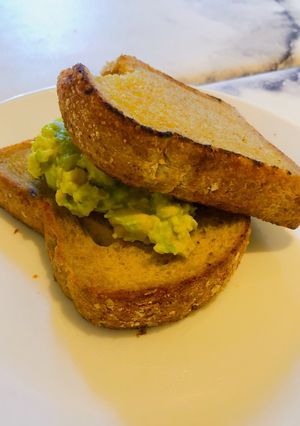 A picture of Avocado Egg Salad Toast.