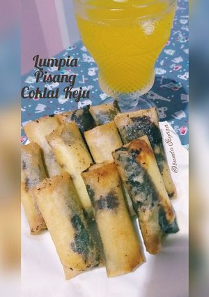 Foto resep Lumpia Pisang Coklat Keju🍫🧀