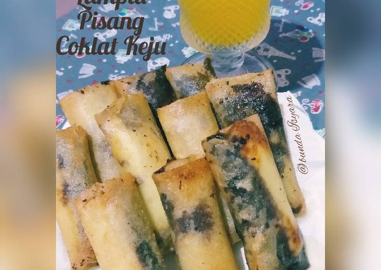 Lumpia Pisang Coklat Keju🍫🧀