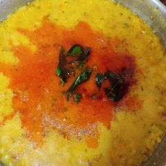 A picture of Vegetable loaded dal kichadi.