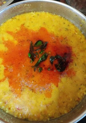A picture of Vegetable loaded dal kichadi.