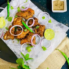 A picture of Fried Chicken Kabab (Bangalore style).