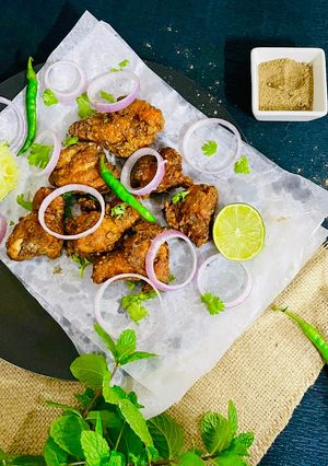 A picture of Fried Chicken Kabab (Bangalore style).