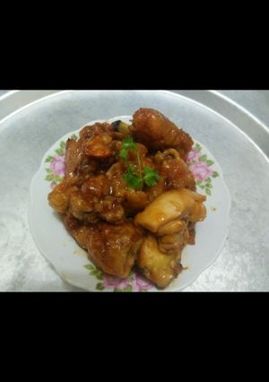 Hình của món Gà sốt.