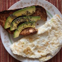 A picture of Avocado chia sandwich.