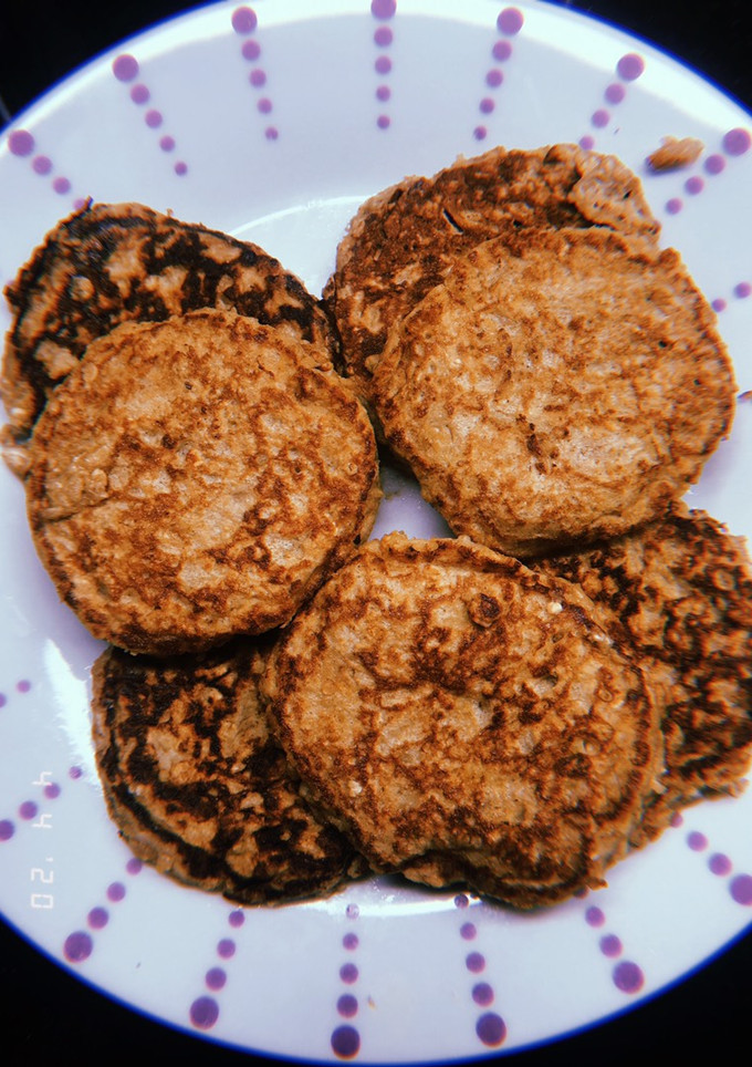 Una foto de Tortitas de Plátano y Avena