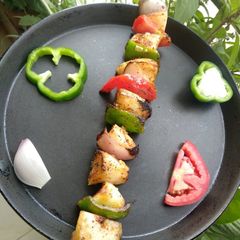 A picture of Idli Satay.