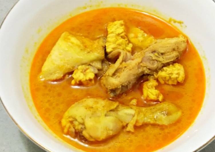 Kari ayam tempe #anti ribet