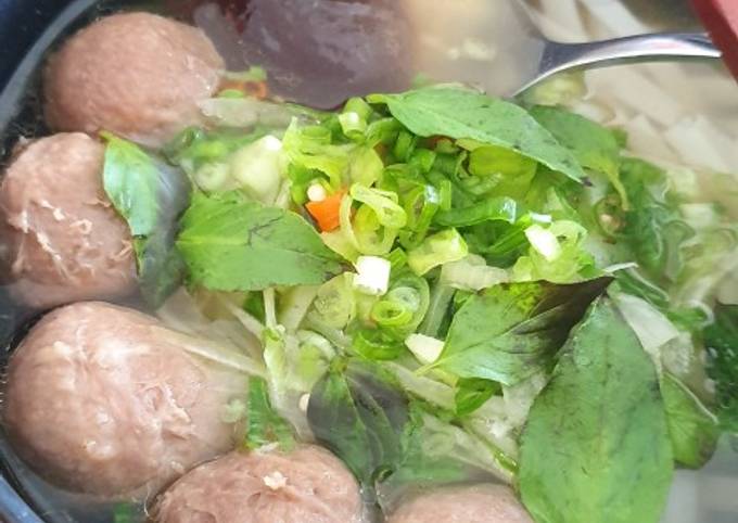 Resep Homemade Vietnamese Pho With Short Ribs And Meatballs Oleh