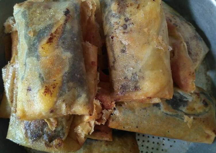 Pisang coklat meleleh