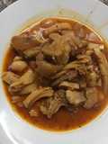 Cazuela de mondongo en olla a presión