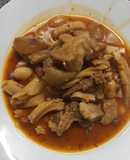Cazuela de mondongo en olla a presión