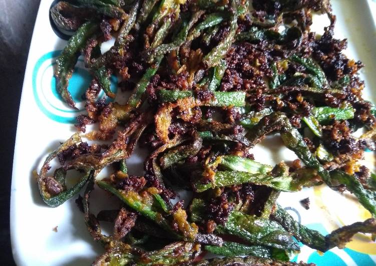 Steps to Make Any-night-of-the-week Crispy lady&#39;s finger