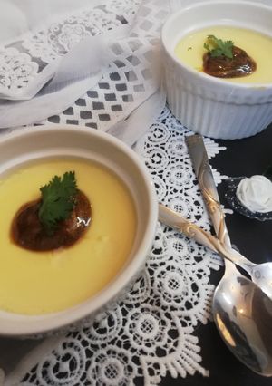 A picture of Instant egg pudding.