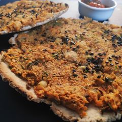 Open Oats and Mooli paratha A picture of Open Oats and Mooli paratha.