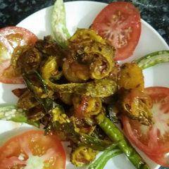 A picture of Chatpate karela masaledaar.