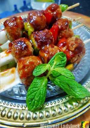 Foto resep Bakso Tusuk Bakar Teflon