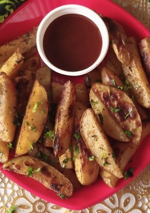 A picture of Potato Wedges.