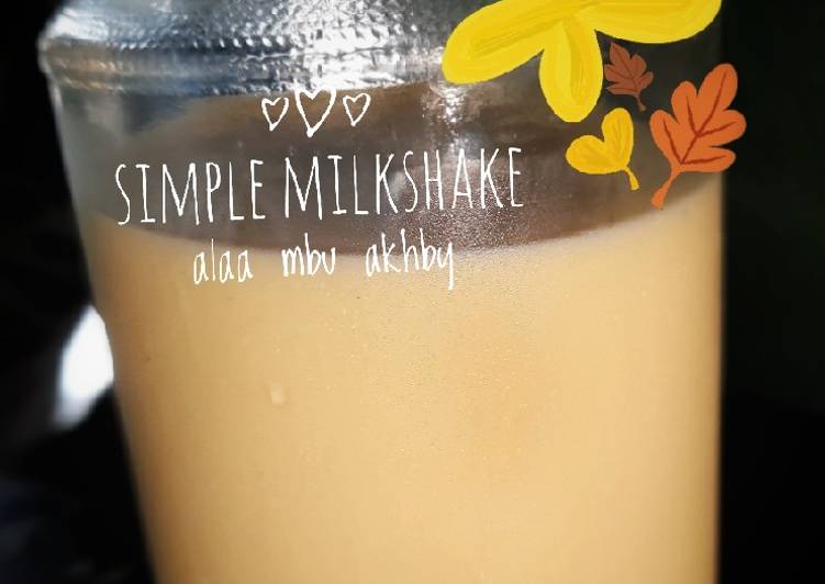 Resep Simple milkshake Anti Gagal