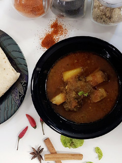 A picture of Rajastani Mutton curry.