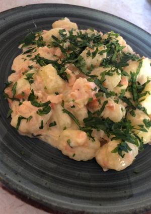 Φωτογραφία της συνταγής Gnocchi di patate με σολομό