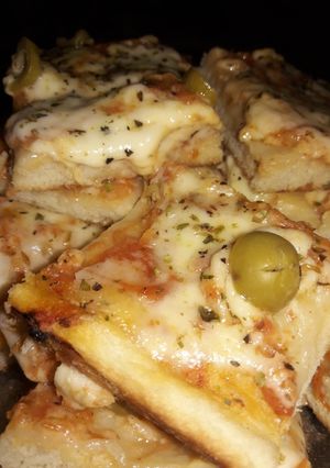Una foto de Pizza para el día de la bandera 🇦🇷👌