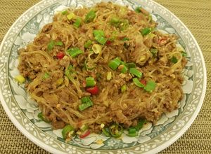 螞蟻上樹(牛絞肉版) 的食譜成品照片