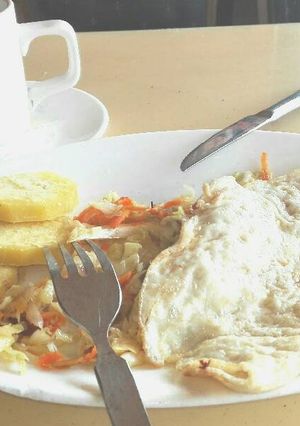 A picture of Mayai kienyeji, salad potato.