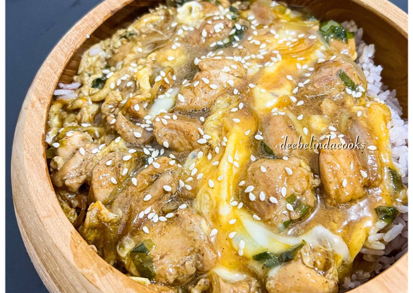 Oyakodon / Rice Bowl Ayam Telur