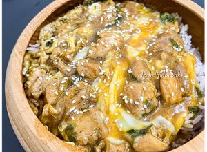Foto resep Oyakodon / Rice Bowl Ayam Telur