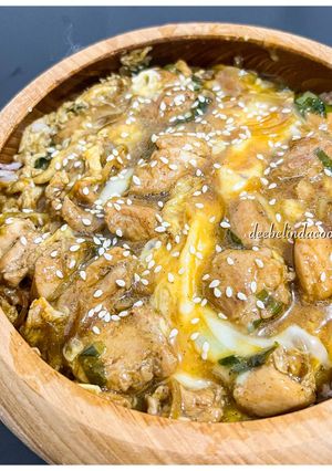 Foto resep Oyakodon / Rice Bowl Ayam Telur