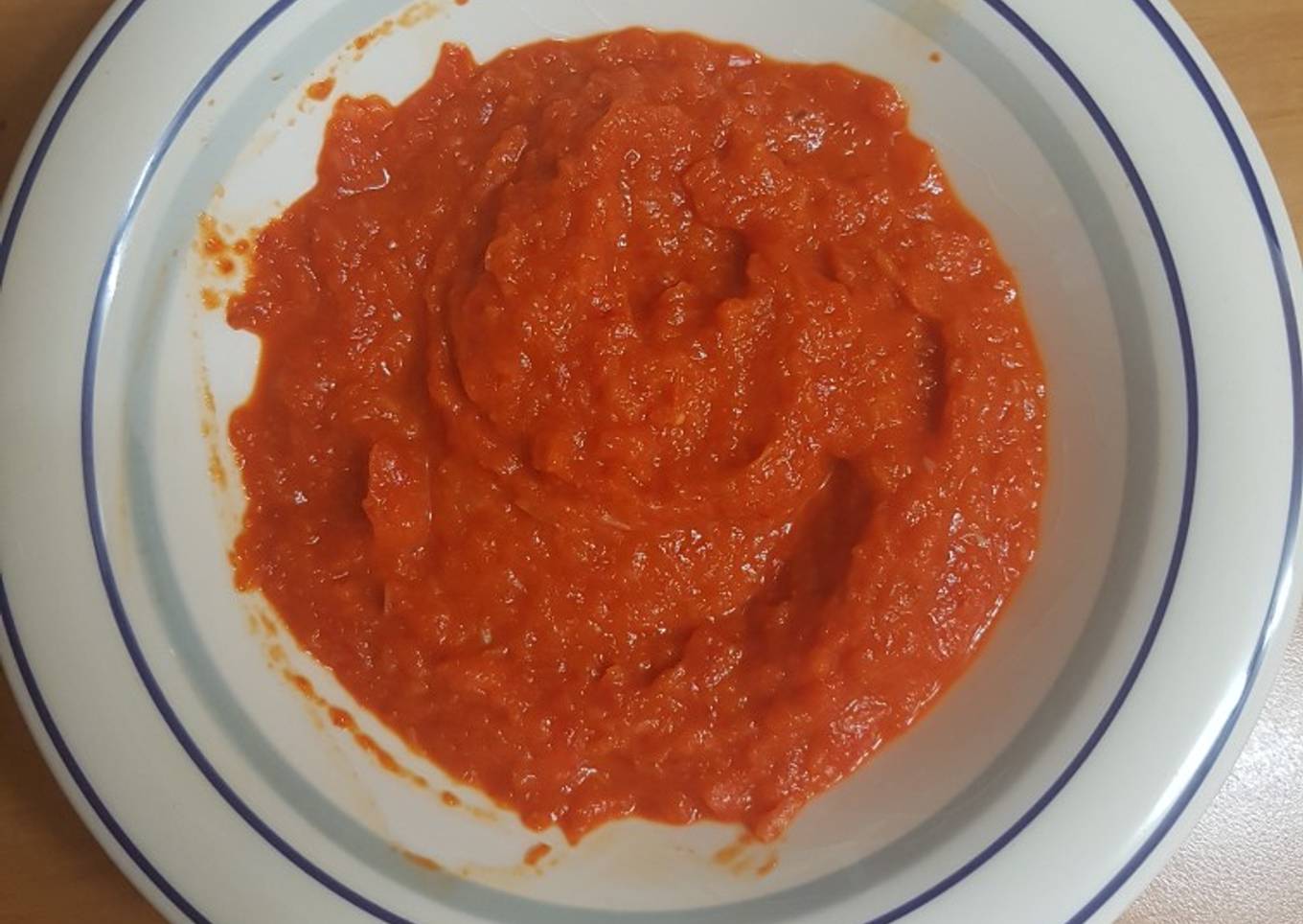 Salsa de pimiento rojo