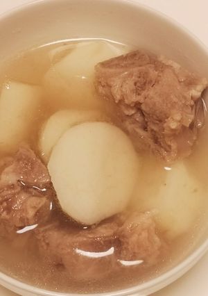 ［電子鍋］山藥排骨湯 的食譜成品照片