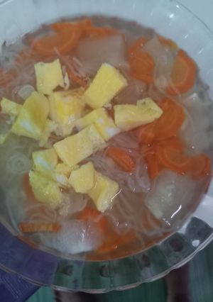 Foto resep Sayur bening bihun labu air