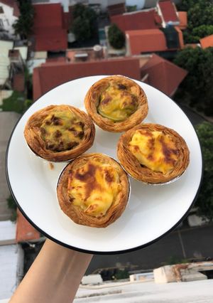 Hình của món Tart trứng kfc.