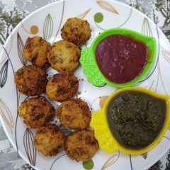 A picture of Knorr noodles pakora/Ball.