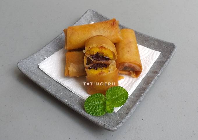 Resep Pisang coklat Kulit Lumpia oleh Tati Noerh - Cookpad
