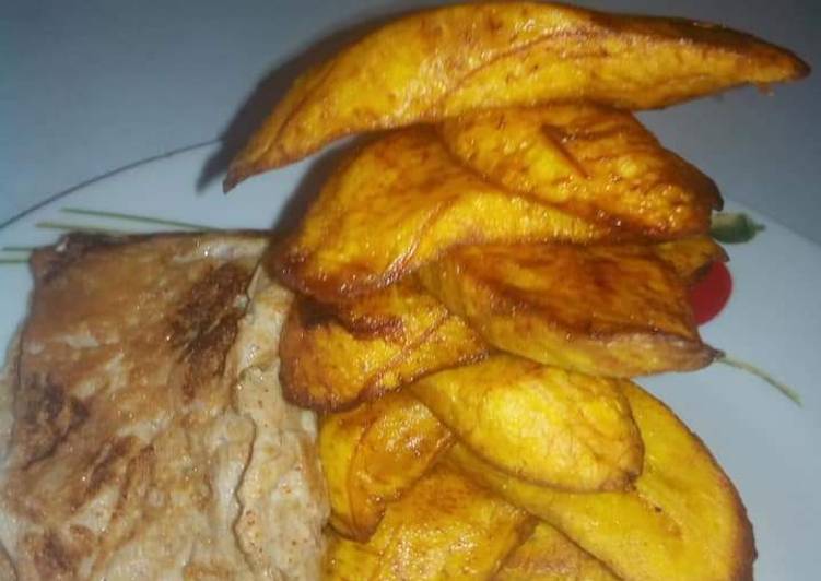 How to Prepare Homemade Plantain and egg