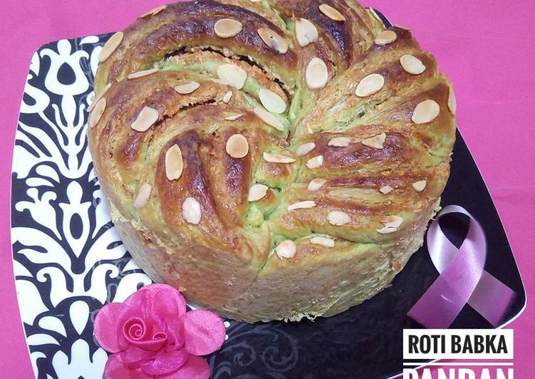 Cara Gampang Membuat Roti Babka Pandan, Bikin Ngiler