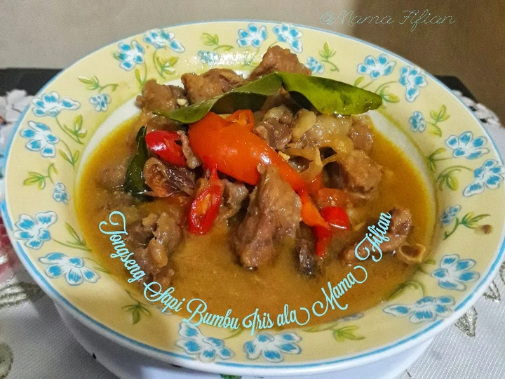 Langkah Gampang Menyiapkan Resep Tongseng Sapi Bumbu Iris ala Mama Fifian yang Bikin Ngiler